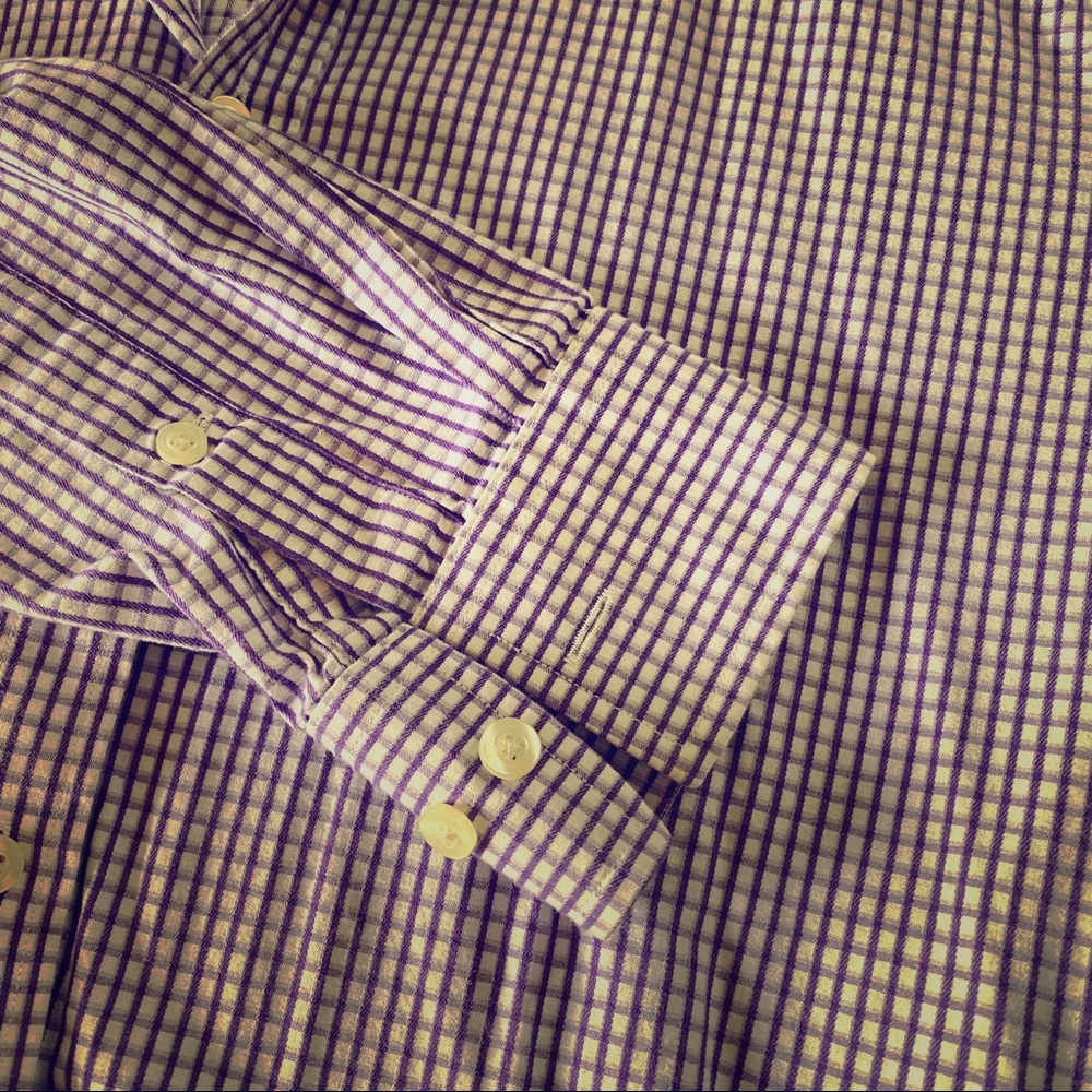 Men’s Purple Michael Kors Button Down- 15 32/33